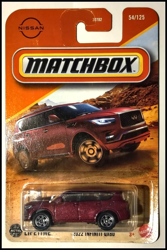 Matchbox Red 2022 Infiniti QX80 54/125 2025 Foto 1 de 1