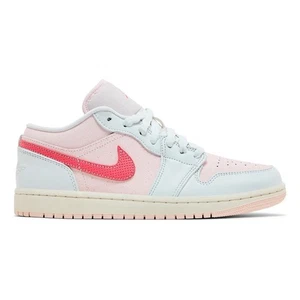 $130 NIKE WOMENS AIR JORDAN 1 LOW SE STRAWBERRY MILKSHAK SIZE 12 IB8156 133 NEW  - Picture 1 of 5