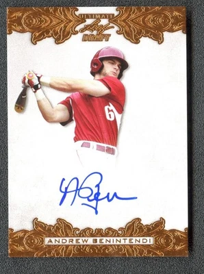 2015 Leaf Ultimate Draft Andrew Benintendi Auto On Card Autograph #BA-AB2 - Image 1 of 2