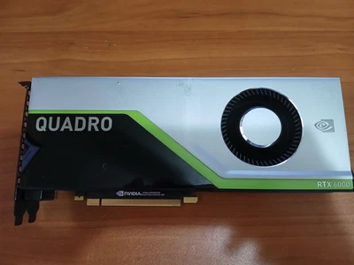 NVIDIA Quadro RTX 6000 PG150 24GB GPU Graphics Card (2x DP Ports NOT WORKING) - Image 1 of 4