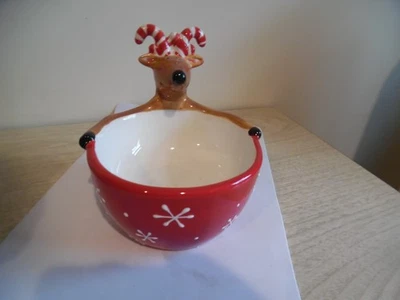 Plato de caramelo de reno Susan Winget internacional certificado Foto 1 de 4