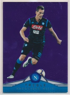 2018-19 Panini Treble Purple 44/49 Arkadiusz Milik #5 Ssc napoli RARE SET - Image 1 of 2