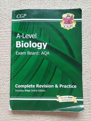 CGP A-Level Biology AQA Complete Revision and Practice book - Image 1 of 2