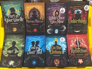 A Twisted Tale Disney Lot of 8 Hardcover books Lim, Braswell, Calonita Used - Picture 1 of 19