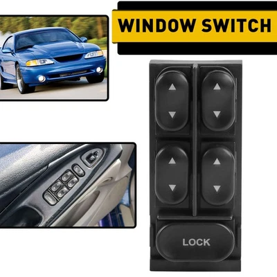 INTERRUPTOR DE VENTANA ELÉCTRICA PARA 1994 1995-2004 Ford Mustang F4ZZ-14529-B Convertible nuevo Foto 1 de 4