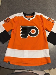 Camiseta deportiva de hockey Adidas NHL Philadelphia Flyers Carter Hart #79 talla 50 naranja - Imagen 1 de 5
