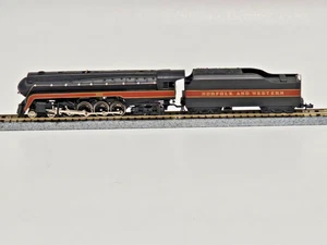 N SCALE BACHMANN NORFOLK & WESTERN 608 CLASS J STEAM LOCOMOTIVE 4-8-4  W/ VIDEO - Picture 1 of 17