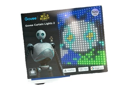 NIB Govee Curtain Lights 2 520 LED Smart LED Curtain Lights Alexa, Matter, Home - Image 1 of 2
