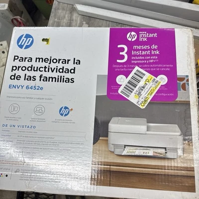 HP Envy 6452E All-In-One Wireless Color Inkjet Printer. New In Box - Image 1 of 4