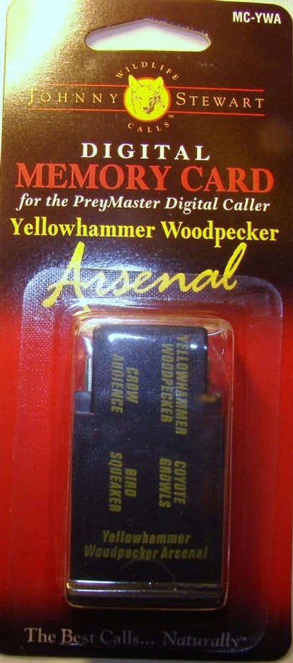 JOHNNY STEWART YELLOWHAMMER WOODPECKER ARSENAL MEMORY CARD FOR PM-3 & PM-4 - Image 1 of 1