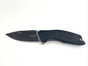 Kershaw 3935 Flourish Folding Knife 3.5" Assisted Open G10 Carbon Fiber - Picture 1 of 16