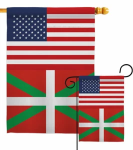 Basque Country US Friendship Garden Flag Regional Gift Yard House Banner - Picture 1 of 19