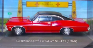 Chevy Impala SS 427 Style 1968 rossa scala 1/43 Altaya IXO negli USA come nuova - Foto 1 di 3