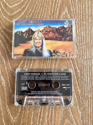 LARRY NORMAN In Another Land Cassette Tape 1994 Solid Rock Records - Image 1 of 4