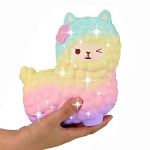 Jumbo Sheep Cute Alpaca Galaxy Slow Rising Scented Fun Animal - Picture 1 of 5