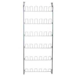 All Metal 18 Pair Over The Door Shoe Rack Wall Hanging Closet Organizer Storage - Picture 1 of 4
