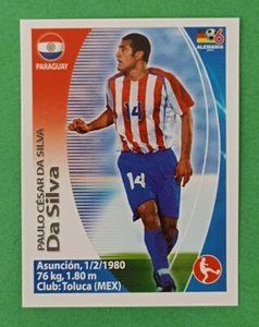 2006 Navarrete Germany World Cup FIFA Action #106 PAULO CESAR DA SILVA Sticker - Picture 1 of 2
