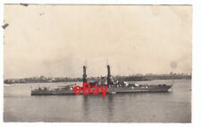 Original Old Photo USS Idaho Battleship Sydney NSW American Fleet Visit 1925