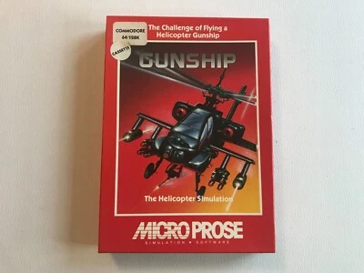 Gunship C64 / C128 - MicroProse - BIG BOX - Bild 1 von 4