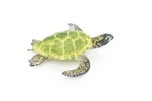Sea Turtle Toy, Green, Model, Animal, Hand Painted Figurine 4" CH055 BB78 - Picture 1 of 7