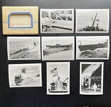 U-505 Submarine Official Photographs Set of 8 Vintage U.S. Navy Mini Photos