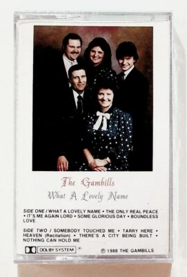 The Gambills What A Lovely Name Gospel Christian Cassette Tape SEALED Foto 1 de 2