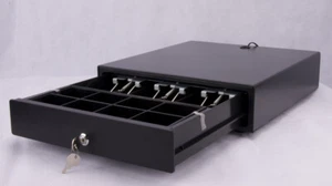 USB KASSENFACH  KASSENLADE GELDLADE SCHWARZ  iQCash 330ZUSB SELTEN - Picture 1 of 2