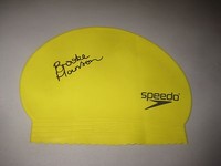 Brooke Hanson (Australian Gold Medalist) signed Australian Swimming Cap + COA