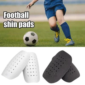 Mini Football Shin Pads Adult Breathable Hole Shin Guard E1 Plate Insert Q V8K9 - Picture 1 of 16