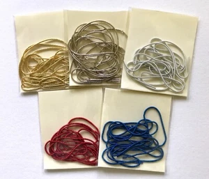 5g 1MM Check Purl Spiral Twisted Dabka Wire/French Wire/Metallic Coil Goldwork - Picture 1 of 6