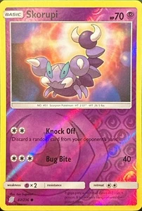 Pokemon - Unified Minds - Skorupi - 82/236 - Reverse Holo - NM/M - Picture 1 of 2