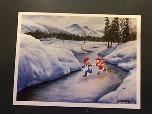 Walter Lantz WOODY WOODPECKER Gracie & Walter Studio Christmas Card 1978 - Picture 1 of 2