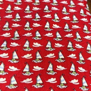 SAILBOAT 👔❤️ SERO SUIT DESIGNER NECKTIE TIE FREE SHIPPING 👔❤️ - Picture 1 of 4