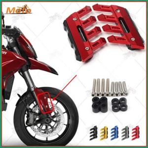 CNC Front Fork Protector Fall Protection Frame Slider For Ducati HYPERMOTARD - Picture 1 of 19