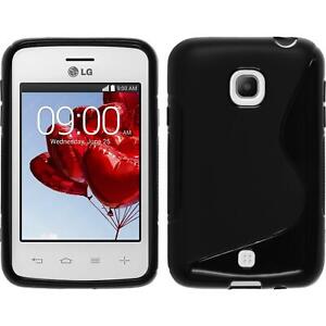 Silicone Case for Lg L30 Black S-STYLE +2 Protector