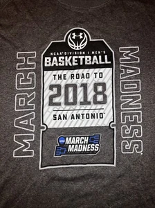 March Madness Shirt 2018 Mens Basketball Championship Tee Shirt 3XL UA Heatgear - Picture 1 of 5