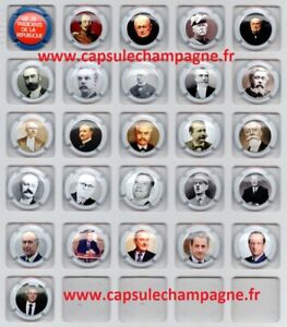 Capsules de champagne Générique Série Président FRANCAIS CONTOUR blanc 