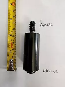 Eje radial a uniloc adaptador trasero taco de piscina extensión predator revo negro 1,75" - Imagen 1 de 3