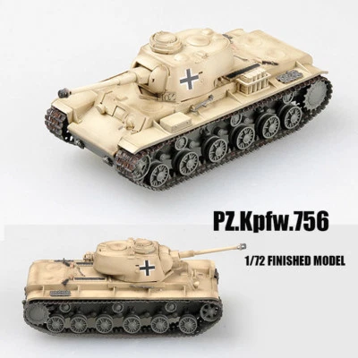 WWII PZ.Kpfw.756 R 22nd Armored Div 1/72 tank easy model finished non diecast - Image 1 of 4