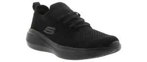 Skechers Work Black Shoe Women Memory Foam Soft Comfort Slip On Resistant 108085 - Picture 1 of 8
