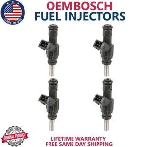 4x OEM Genuine Bosch Fuel Injectors Fits For Volkswagen Golf 2001 L4 1.8L - Picture 1 of 5