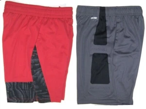 Tek Gear Boy's DryTek Basketball Shorts NWT Red Gray w/ Drawstring Small 8 - Picture 1 of 7