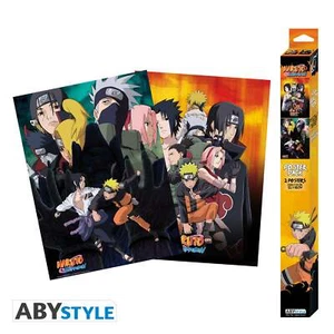 Juego de pósters en caja de Naruto Shippuden Shinobi - Imagen 1 de 3