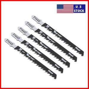 5PCS/Set T-Shank Assorted Jig Saw Blades HCS Woodworking Cutting Jigsaw Blades - Picture 1 of 12
