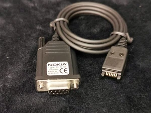 Nokia DLR-3P Data Cable VGA Serial Connector for PC Sync OEM Black High Quality - Bild 1 von 4