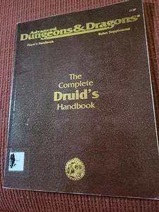 The Complete Druid's Handbook Advanced Dungeons & Dragons 2nd Edition TSR 2150 - Bild 1 von 7