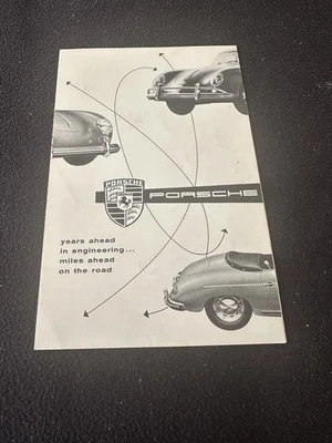 1956 Porsche 356A Brochure Speedster 1600 S 1500 GS Carrera 356 A Spyder Catalog - Image 1 of 4