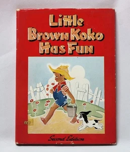 Little Brown Koko Has Fun HC DJ 2nd Edition Storybook Hunt Wagstaff 1945 - Imagen 1 de 19
