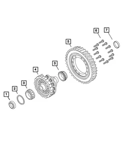Genuine Mopar Shim 68121111AA - Bild 1 von 1