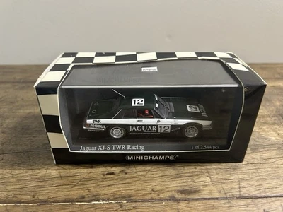 Jaguar MINICHAMPS XJ-S TWR Racing 1984 1:43 Used In Box Missing Both Mirrors - Image 1 of 4